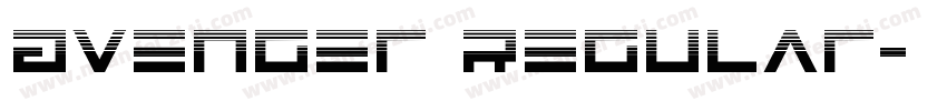 Avenger Regular字体转换